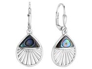 Vivance Paar Ohrhänger 925-Sterling Silber rhodiniert Abalone