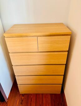IKEA MALM Kommode 6 Schubladen Eiche hell – sehr guter Zustand - München