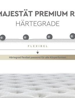 Taschenfederkernmatratze Majestät Premium, Top-Matratze mit über 1000 4,5-Sterne-Bewertungen, Yatas Bedding, 30 cm hoch, Matratze in 90x200 cm, 140x200 cm und weiteren Größen