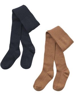 WHEAT Strickstrumpfhose 2 pk Wool Rib Tights Robin (Packung 2 St)