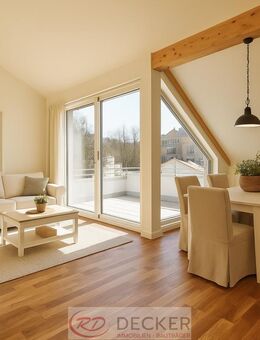 Wohntraum im Dachgeschoss - 3-Zi.-Wohnung mit sonniger Dachterrasse ++Decker Immobilien++ - Wasserburg (Inn)