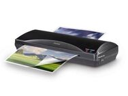 Hama Laminiergerät Laminator für DIN A4, Heiß- und Kaltlaminierung, 2 Rollen, schwarz, Mit Laminierfolien, Tischgerät, Verwendung im Office und Privat