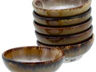 CreaTable Schale Cascade, Sojaschale, Ø 8 cm, 6-tlg, Steinzeug, (Set, 6-tlg), Rekativglasur, Healthy Food
