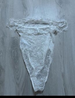 Weißer Body aus Spitze Dessous Wäsche 34 36 - Mannheim