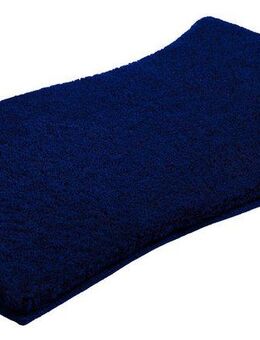 my home Badematte Merida, Badvorleger, Badezimmer Teppich, Höhe 32 mm, rutschhemmend beschichtet, fußbodenheizungsgeeignet, schnell trocknend, strapazierfähig, Kunstfaser, wellenförmig, Badteppich, Uni Farben, rechteckig, rund & als 2-tlg. Set erhältlich