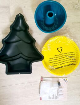 3 Stck. Backformen rund - Metall + Plastik - Kiel