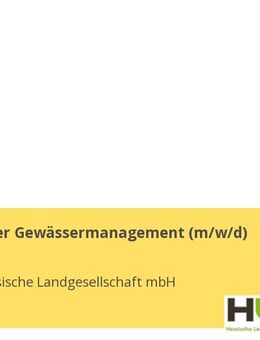 Projektleiter Gewässermanagement (m/w/d) - Gießen