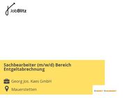 Sachbearbeiter (m/w/d) Bereich Entgeltabrechnung - Mauerstetten