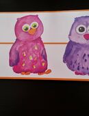 niedliches Wandtattoo Eulenmotiv, selbstklebend, (Borte) 15,5x500cm in 47829