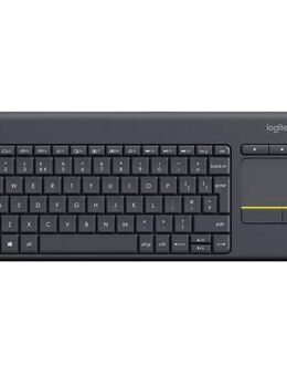 Logitech Wireless Touch Keyboard K400 Plus US-INT'L-Layout Tastatur- und Maus-Set