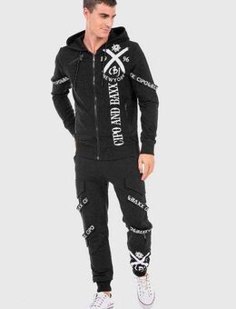 Cipo & Baxx Trainingsanzug HOMEWEAR, zweiteilig und mit ausgefallenen Design