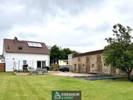 Wohnen im Grünen: Einfamilienhaus mit erweitertem Nebengelass und Naturblick - Wandlitz