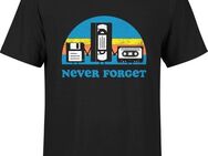 Retro PREMIUM Shirt Never Forget Größenwahl T Shirt - Wuppertal