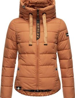 Navahoo Steppjacke Amayaa stylische Damen Winterjacke mit coolen Applikationen