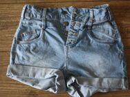 Denim&Co Highwaist Shorts Sommershorts kurze Hose Jeansshorts Hotpan blau Knopfleiste XS 34 - Neuenhagen (Berlin)