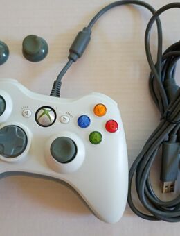 Gamepad Xbox 360 Wired Controller + 2 Ersatz-Sticks - gebraucht, funktioniert - Chemnitz