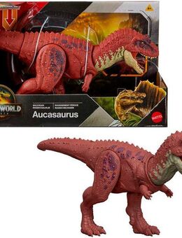 Mattel® Spielfigur Jurassic World, Rebirth, Wild Roar Aucasaurus