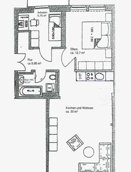 Erstbezug nach Renovierung: 2,5-Zimmer-Wohnung im Denkmal Aufzug vorhanden Bestlage in Leipzig - Leipzig