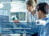 Assistent/in Immobilienverwaltung (w/m/d/x) - Bruchsal