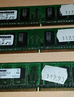 Mustang Black Line DIMM 1,5 GB, DDR2-533, CL4 (M40646465X6N) - Verden (Aller)