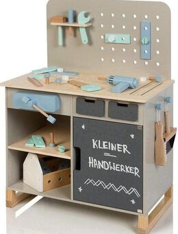 MUSTERKIND® Spielwerkbank Fagus, warmgrau/natur