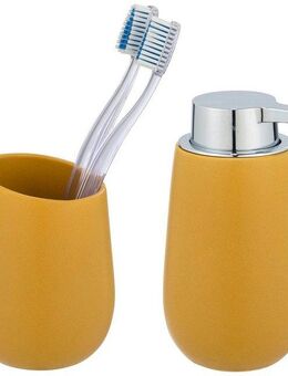 WENKO Badaccessoire-Set Badi, Set, 2 tlg., aus hochwertiger Keramik