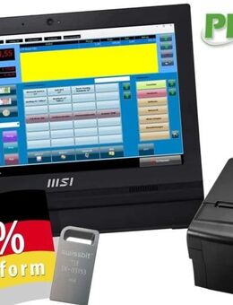 15" Kassensystem für Handel, Dienstleister & Gastronomie - ohne monatliche Kosten - RKSV & TSE-konform - Haag (Amper)