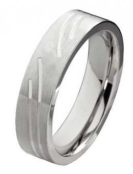 Herrenring Edelstahl HE149 mit gratis Gravur - Aholming