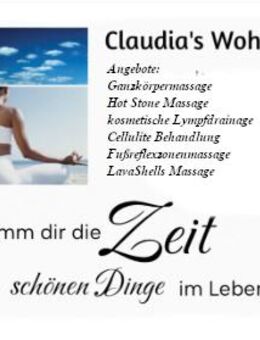 Wohltuende Wellnessmassage Entspannung für Körper und Geist - Frittlingen