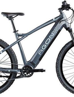 AGON E-Bike Mountainbike Alpha, 10 Gang Deore SGS T6000 Schaltwerk, Kettenschaltung, Heckmotor, 540 Wh, Pedelec, Elektrofahrrad für Damen u. Herren, MTB