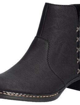 Rieker Stiefelette, Reißverschluss-Stiefelette, Ankelboots mit Blockabsatz