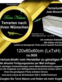 Terrarium 120x60x60cm (LxTxH) Terrariumbau - Dortmund Mengede