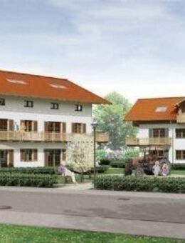 3 Zimmer - Neubau - EG - Wohnung - Gartenanteil - Küche - Bergpanorama - Übersee