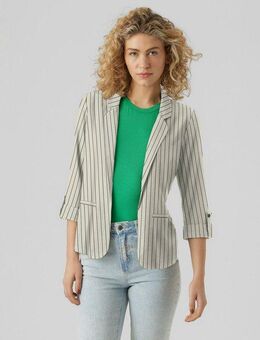 Vero Moda Kurzblazer VMJESMILO 3/4 LOOSE BLAZER WVN NOOS mit Leinen