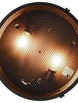 Brilliant Deckenleuchte Zois, ohne Leuchtmittel, Deckenlampe 42cm schwarz korund