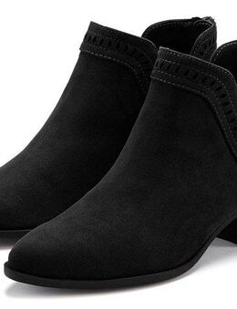 LASCANA Cowboy Stiefelette Cowboy Boots, Western Stiefelette, Ankleboots mit Ausschnitt VEGAN