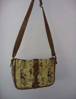 GOB-5 Damentasche Shopping Tasche Umhängetasche Gobelin Motiv Mode - Lübeck