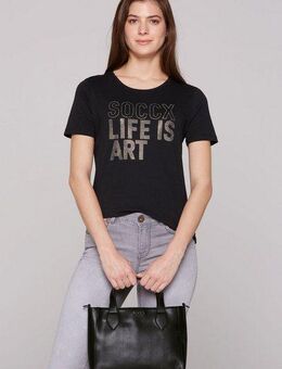 SOCCX Henkeltasche, mit vielen Innenfächern