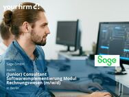 (Junior) Consultant Softwareimplementierung Modul Rechnungswesen (m/w/d) - Berlin