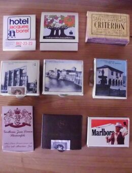 Streichholzschachteln und -briefchen - 9 Motive - Merkelbach