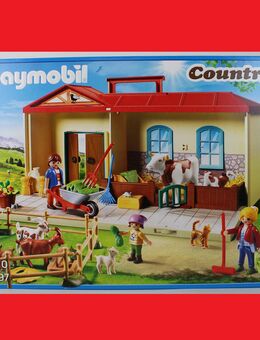 Neu Playmobil 4897 Mitnehm-Bauernhof Bauernhof zum Mitnehmen Farm Alm Bauer Tiere Kühe Figuren ungeöffnet - Gaggenau