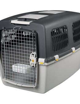 Trixie Transportbox Gulliver + Vetbed® Isobed SL Hundedecke Paw - Box Größe 6: B 64 x T 92 x H 64 cm + Decke L 100 x B 75 cm
