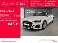 Audi A3, Sportback 40 TFSI e S line VC, Jahr 2023 - Frankfurt (Main)