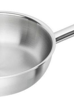 Zwilling Bratpfanne Pro, Edelstahl 18/10 (1-tlg), 18/10 Edelstahl, Sigma Clad Boden, breiter Schüttrand