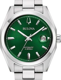 Bulova Automatikuhr 96B429, Armbanduhr, Herrenuhr, Damenuhr, Edelstahlarmband, Saphirglas