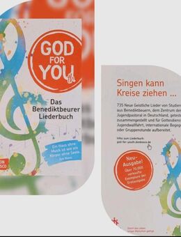 GOD FOR YOU Liederbuch - Wolfertschwenden