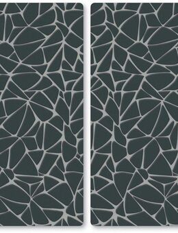 KESPER® Schneide- und Abdeckplatte Multi-Glasschneideplatte, 2er, Mosaikoptik, ESG-Glas, (Set, 2 tlg), zum Schneiden und Abdecken