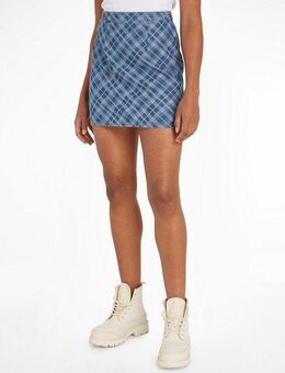 Tommy Jeans Webrock TJW TARTAN CHECK CHAMBRAY SKIRT Webrock im modischem Tartan Karodessin