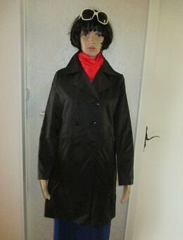 NEUw * Allwetter * Regen * Sommer * Übergang * Trench- Coat * Mantel "INSCENE" Gr. 34- 36/ XS- S * schwarz * Gothic * - Riedlingen