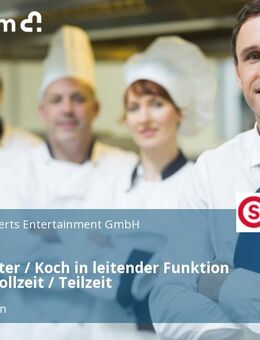 Küchenleiter / Koch in leitender Funktion (m/w/d) Vollzeit / Teilzeit - Oberhausen